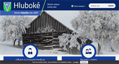 Desktop Screenshot of hluboke.cz