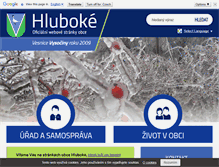 Tablet Screenshot of hluboke.cz